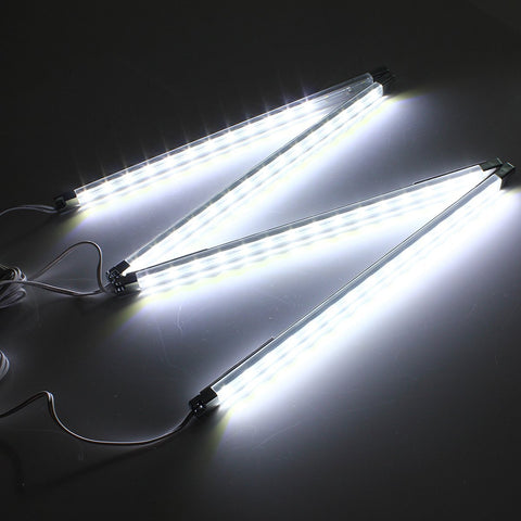Cefrank plug-in under-cabinet LED light bar discreetly brightening a shelf.