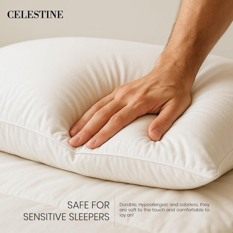 Celestine breathable fabric shell keeps sleep cool