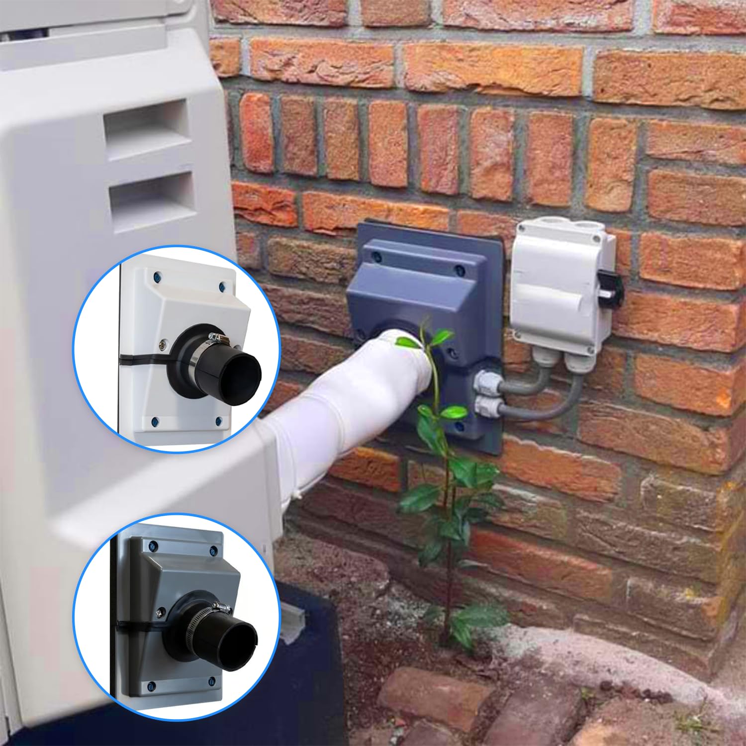 Two-piece Celinfto design enables quick, adaptable installation around existing pipes.
