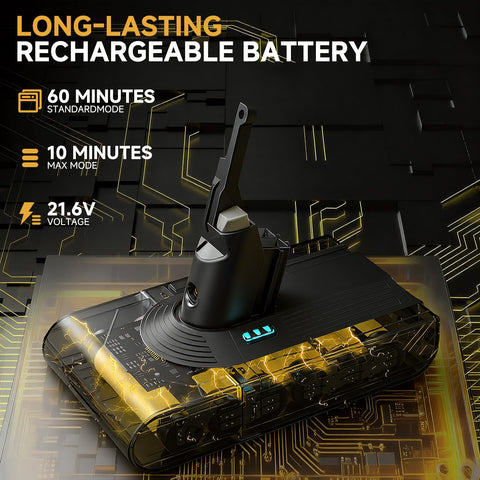 CELLPOW V8 compatibility demonstrates easy installation with the original charger.