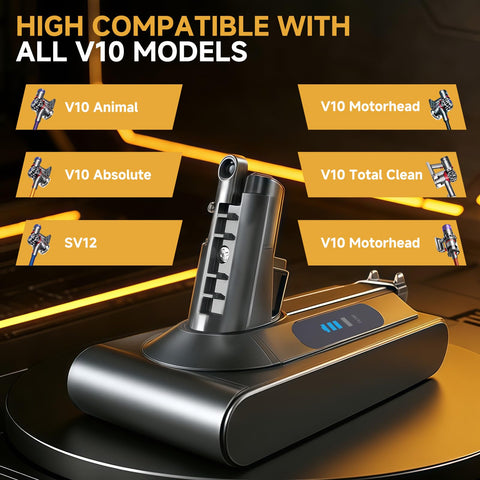 CELLPOW V10 battery LED indicator clearly shows charging status.