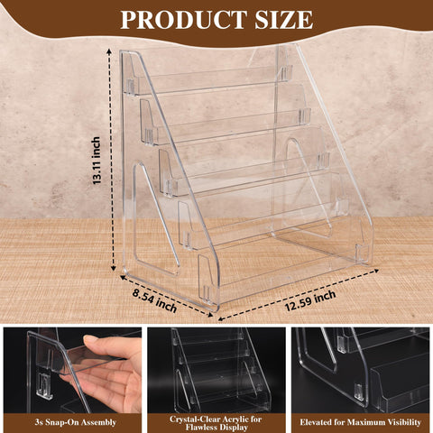 CelSol angled display for trading cards keeps slabs visible