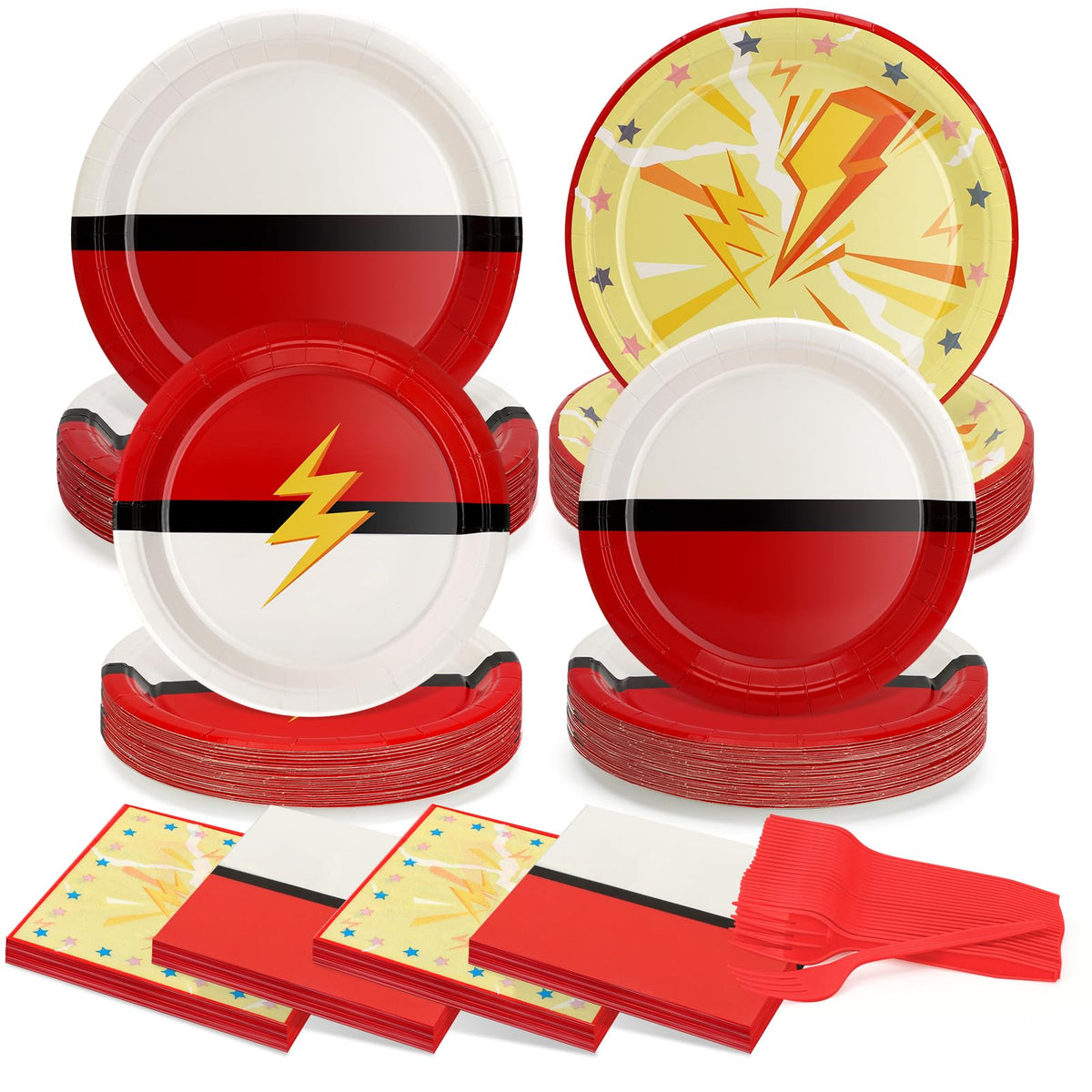 CENLBJ cartoon animation 9-inch plates display for sturdy party dining.