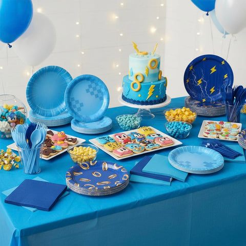 CENLBJ complete partyware set, ready for baby showers or birthdays