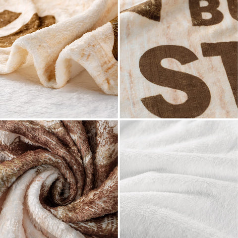 CENSIHER Positive-words Blanket colorful design promoting hopeful thinking