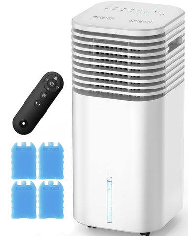 Censtech 4-in-1 portable AC front view delivering immediate cooling.