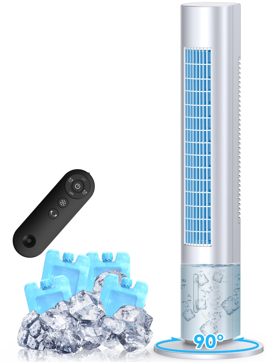 CENSTECH windowless AC with 1S chill motor for quick room cooling.