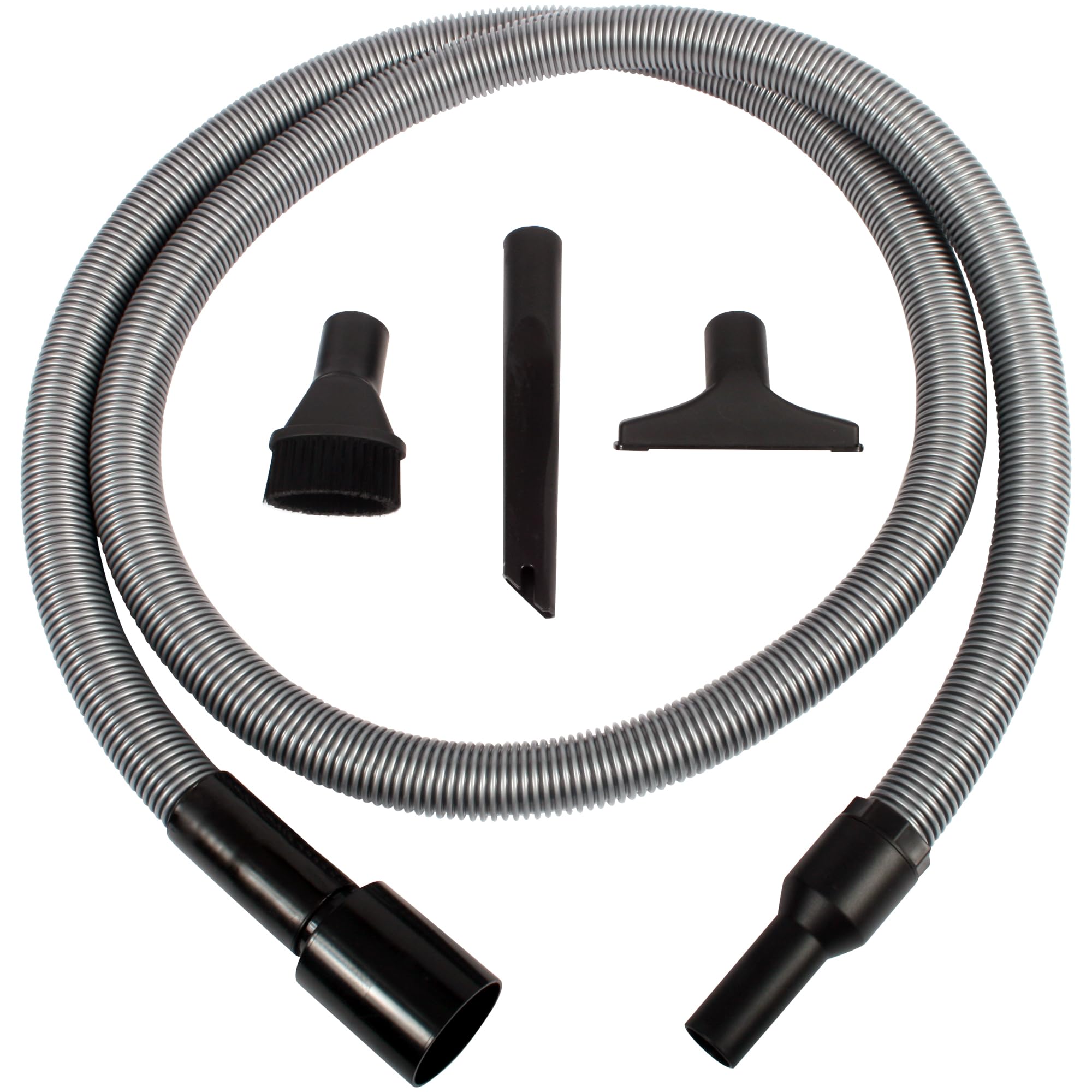 Cen-Tec Systems 10 ft extension hose attached to a shop vac for extended reach cleaning.