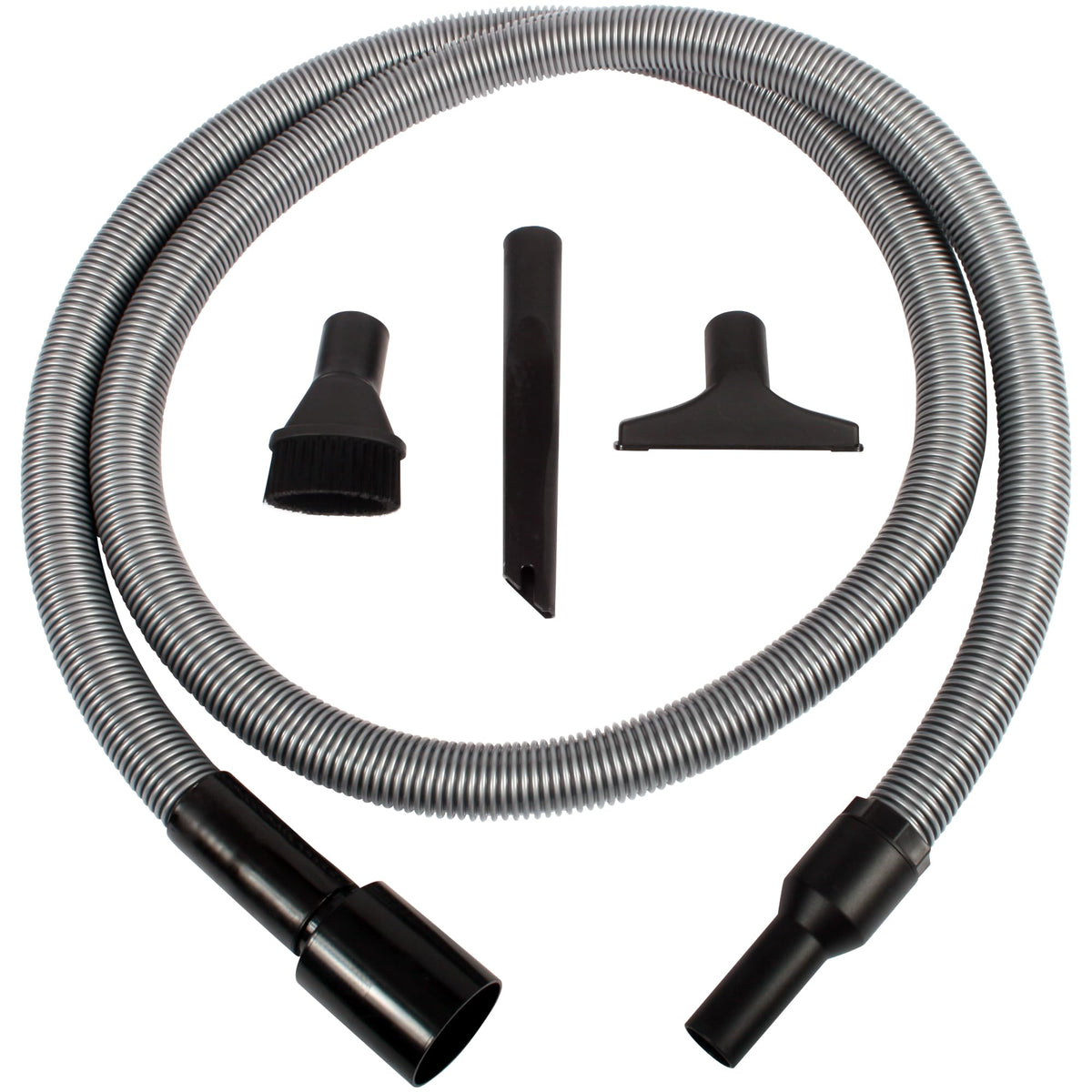 Cen-Tec Systems 10 ft extension hose attached to a shop vac for extended reach cleaning.