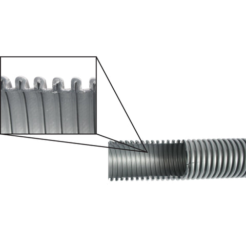 Cen-Tec smooth interior hose improves airflow during debris pickup.