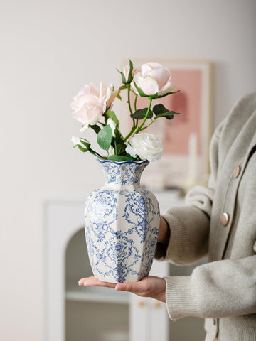 Ceradamay vase placed on a console table for refined decor