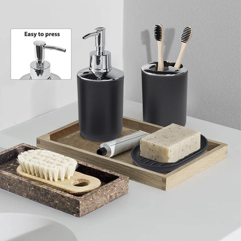 CERBIOR soap dish prevents soap from slipping on damp counters.