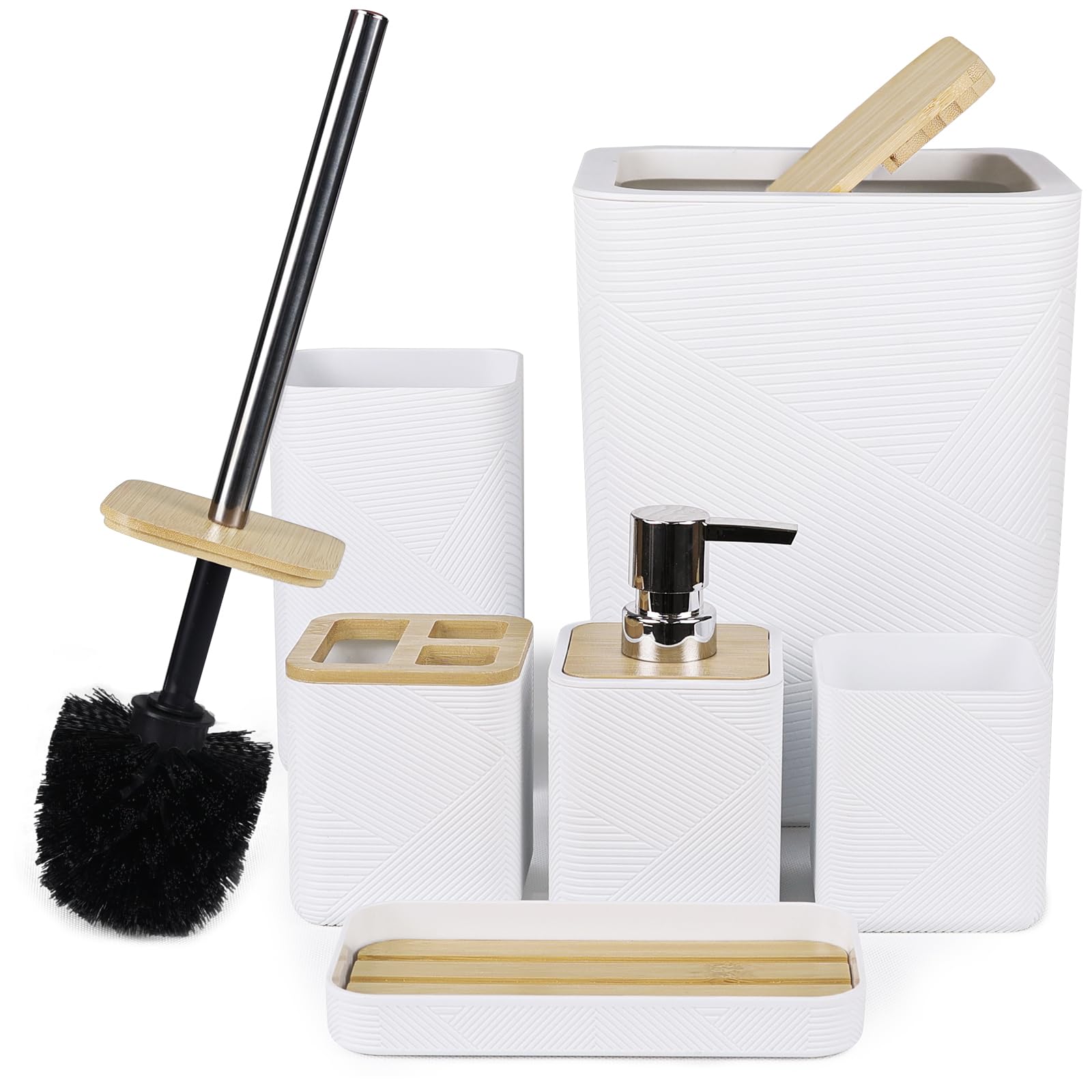 CERBIOR soap dispenser on a tidy bathroom counter with a durable pump
