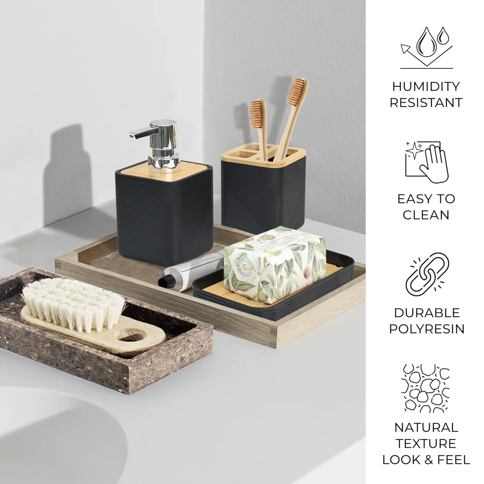 CERBIOR toilet brush holder providing discreet storage in the bathroom