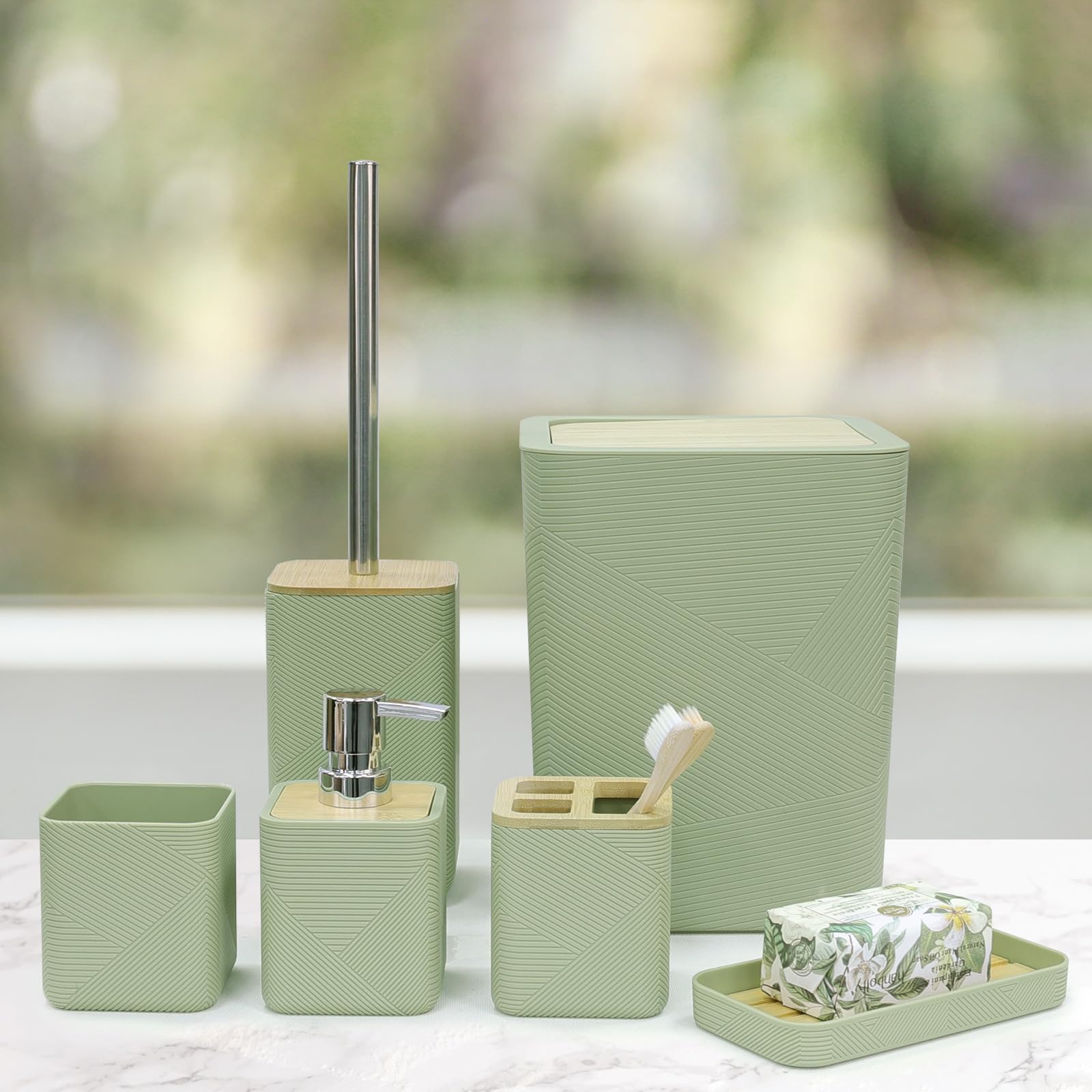 CERBIOR Q-tip holder keeps cotton swabs organized and accessible
