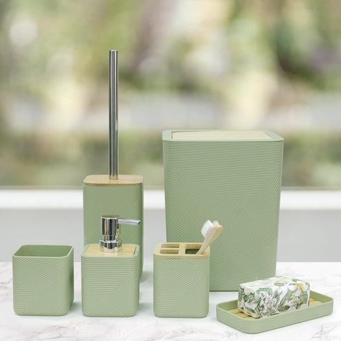 CERBIOR Q-tip holder keeps cotton swabs organized and accessible