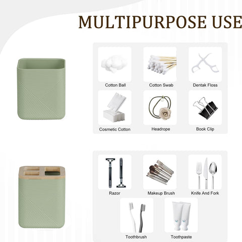 CERBIOR toothbrush holder keeps brushes tidy and within easy reach