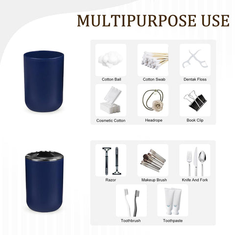 CERBIOR toilet brush holder in royal blue stores essentials