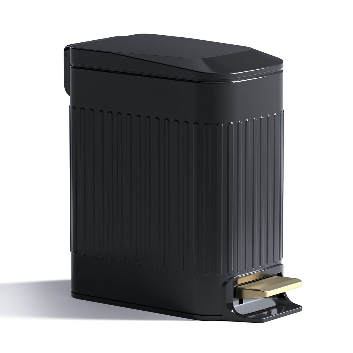 CEROELDA small trash can with lid-closed design for quiet, soft-close use.