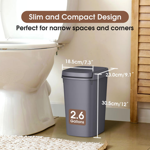 CEROELDA under-sink trash bin is ideal for small bathrooms.