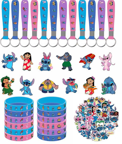 cerfioo Stitch birthday set packaging showcases 86 pieces for easy party planning