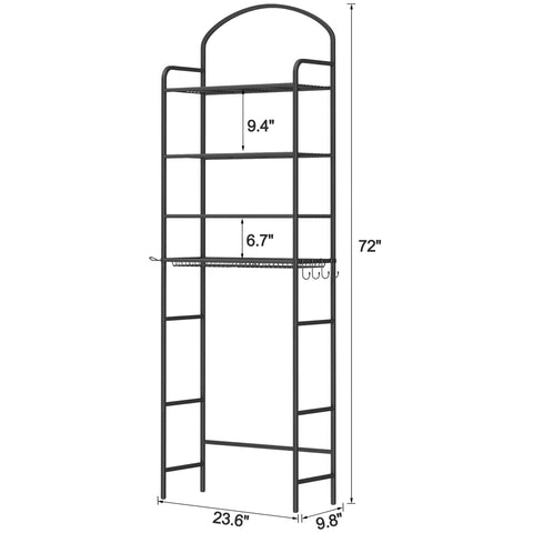 Cerlyunzan adjustable bottom bar adapts to different toilet heights for a snug setup