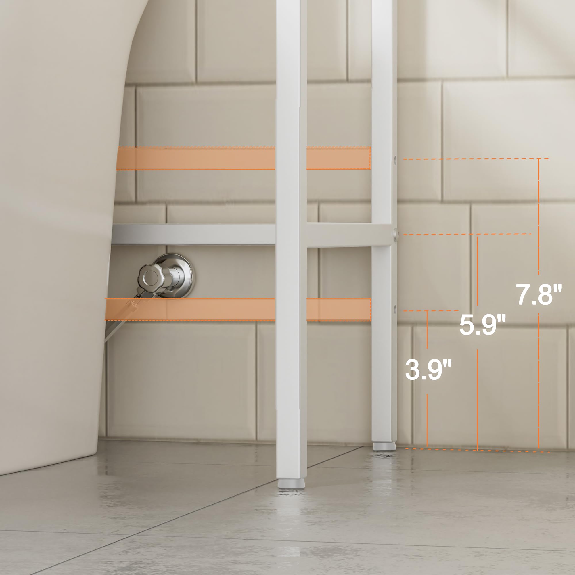 Cerlyunzan carbon steel construction resists rust in humid bathrooms