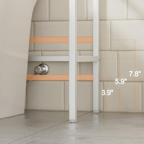 Cerlyunzan carbon steel construction resists rust in humid bathrooms