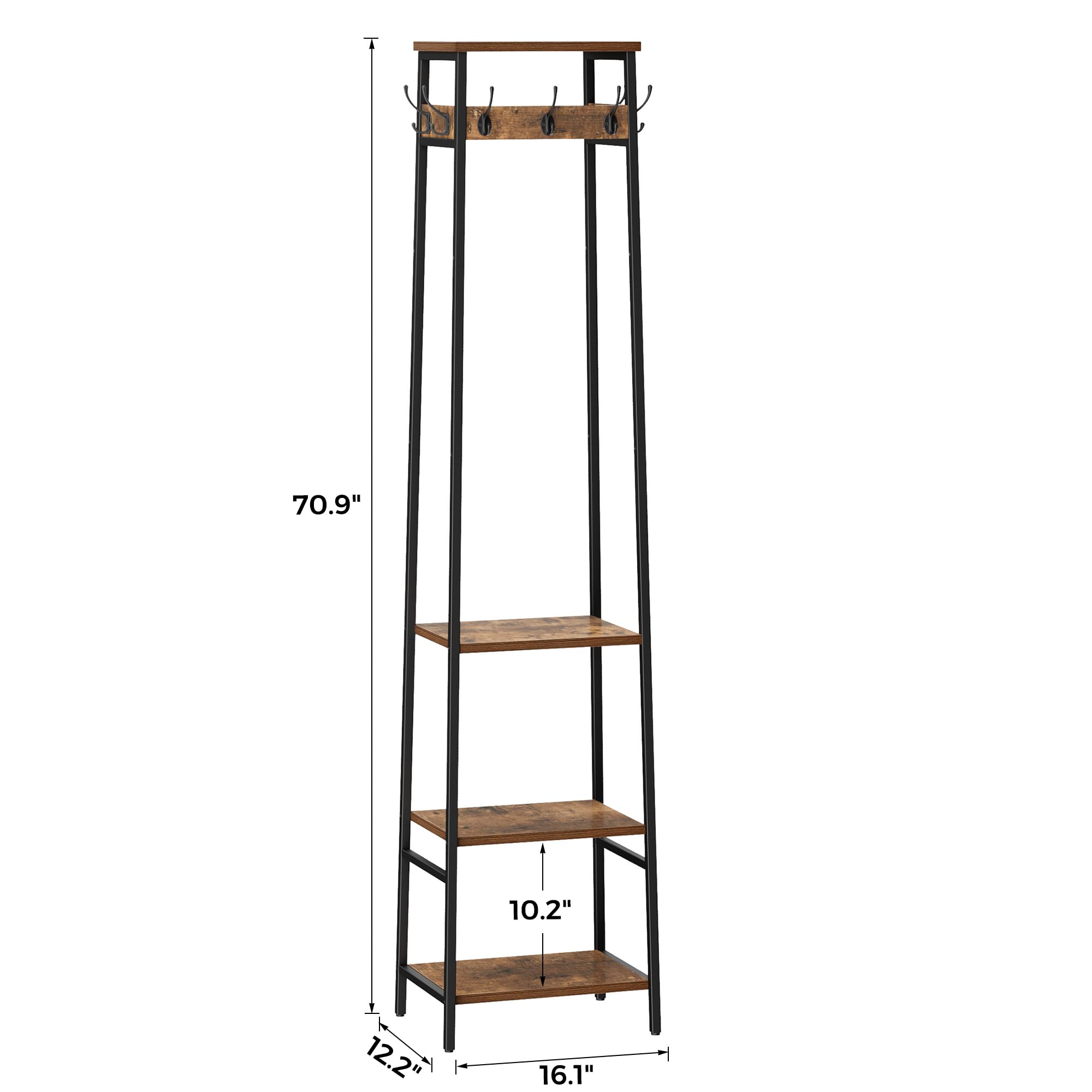 Cerlyunzan entryway organizer fits narrow spaces with style.