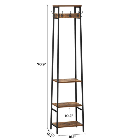 Cerlyunzan entryway organizer fits narrow spaces with style.