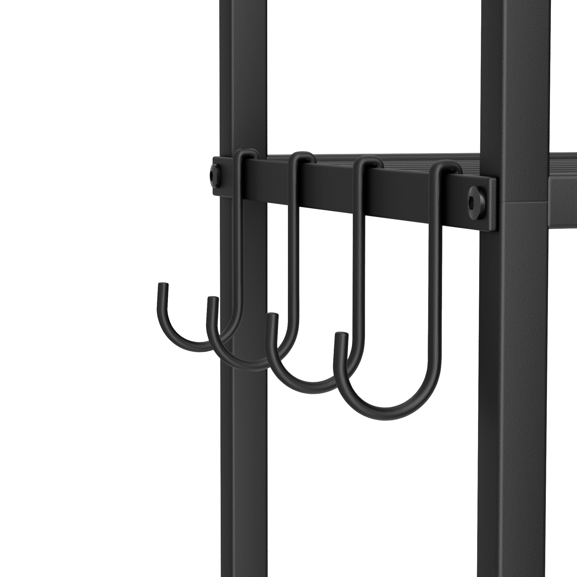 Cerlyunzan bathroom organizer with rust-resistant metal for long-lasting use.