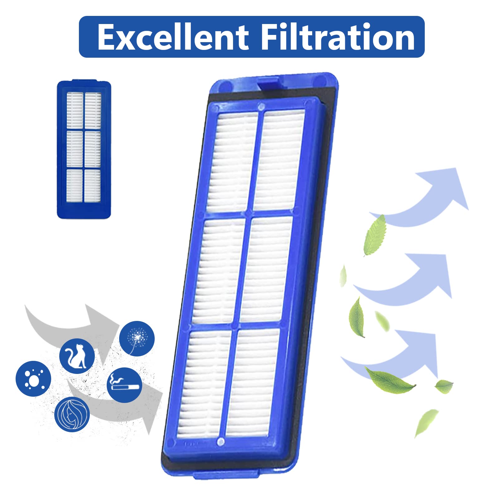 CERO six-pack filters capture dust efficiently for cleaner air