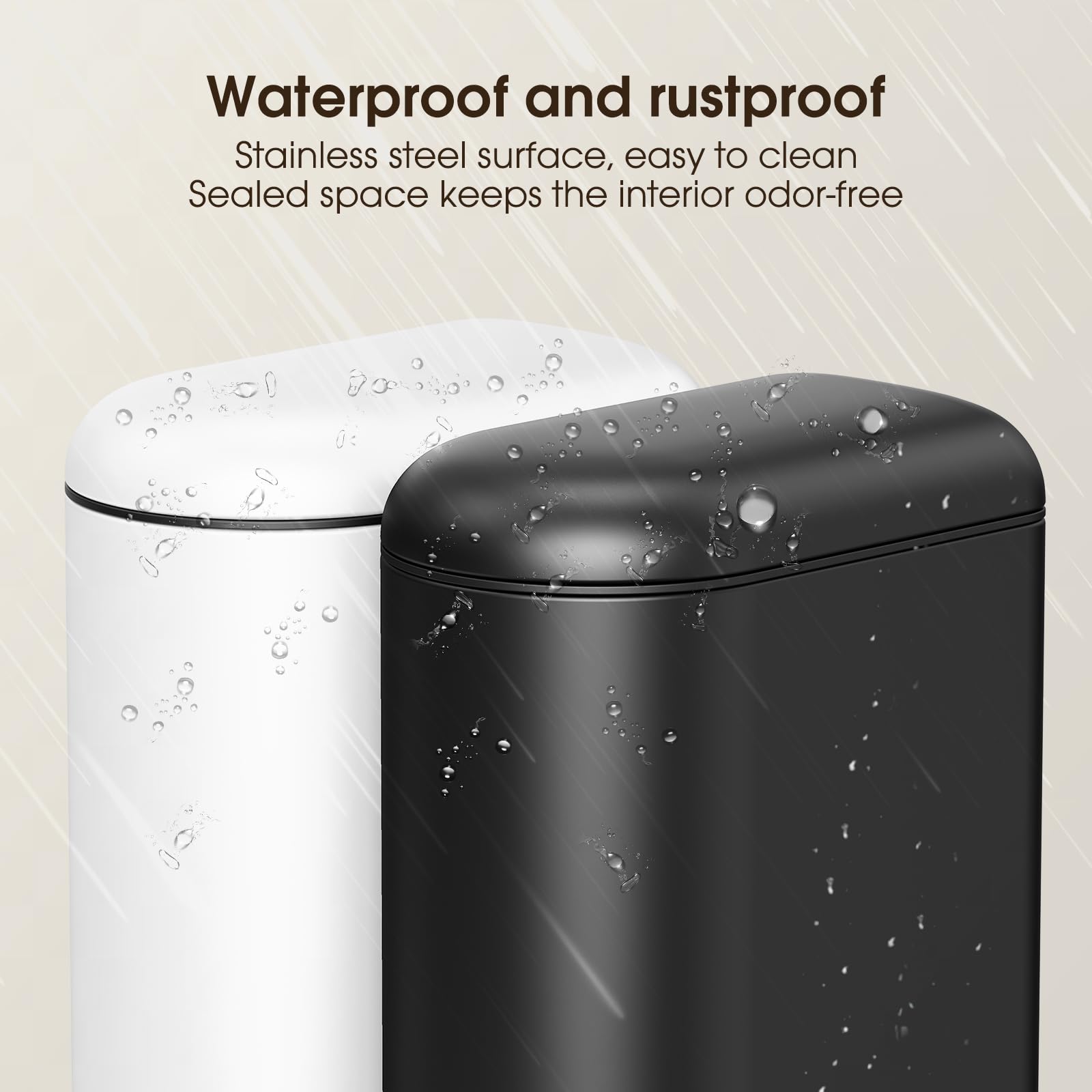 Removable inner bucket for easy disposal and cleaning in CEROELDA can