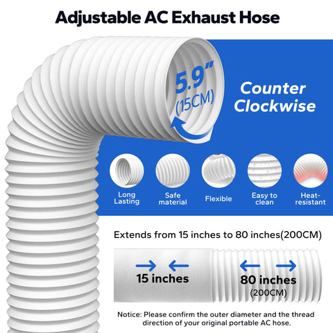 Cestluck universal coupler 5.9-inch for secure hose connection