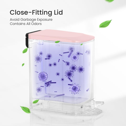 Cesun anti-fingerprint stainless bin keeps surfaces clean and streak-free
