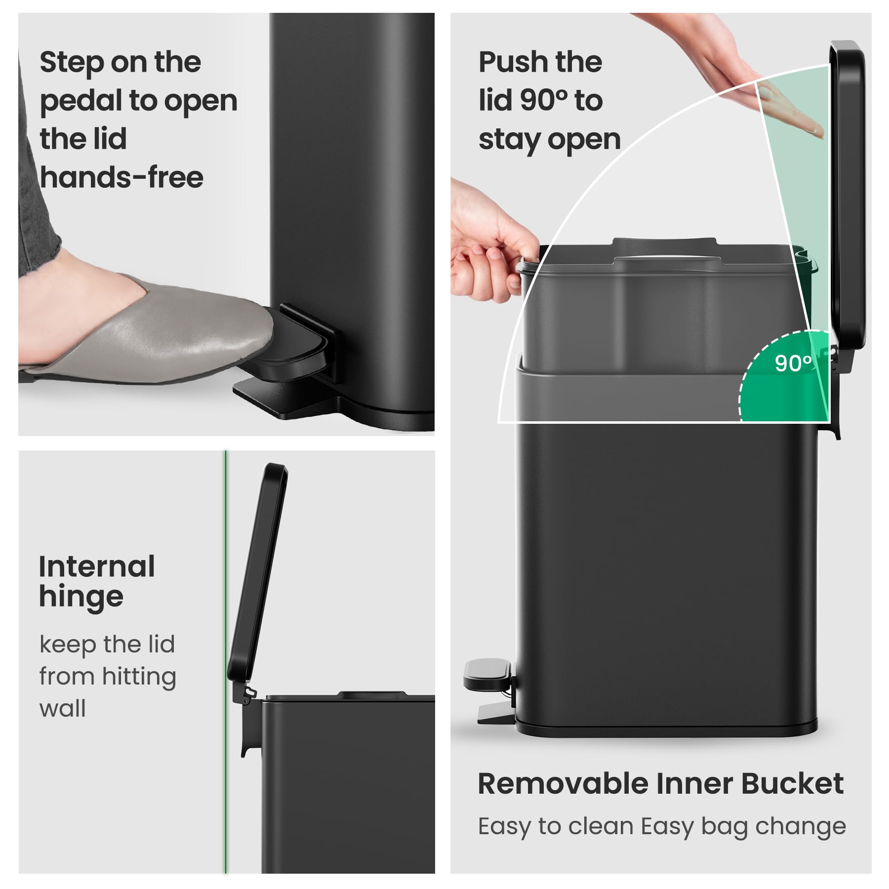 Cesun compact design fits small spaces without sacrificing capacity.