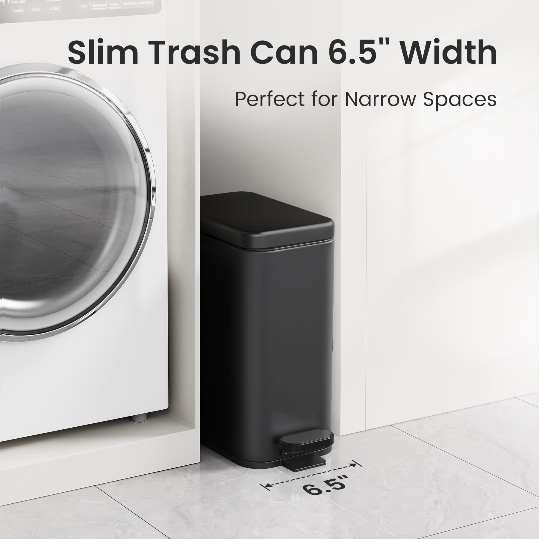 Cesun removable inner bucket enables quick bag changes and easy cleaning.