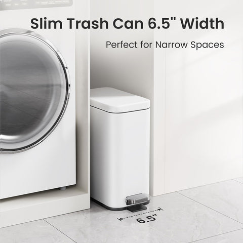 Cesun soft-close lid reduces noise during disposal