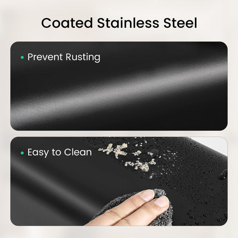 Cesun matte black top-view shows open access for quick disposal.