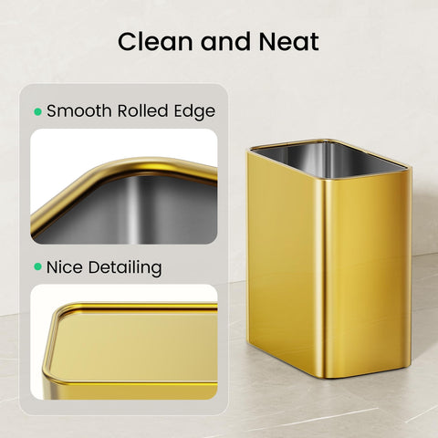 Cesun open-top design prevents bag snagging and spills.