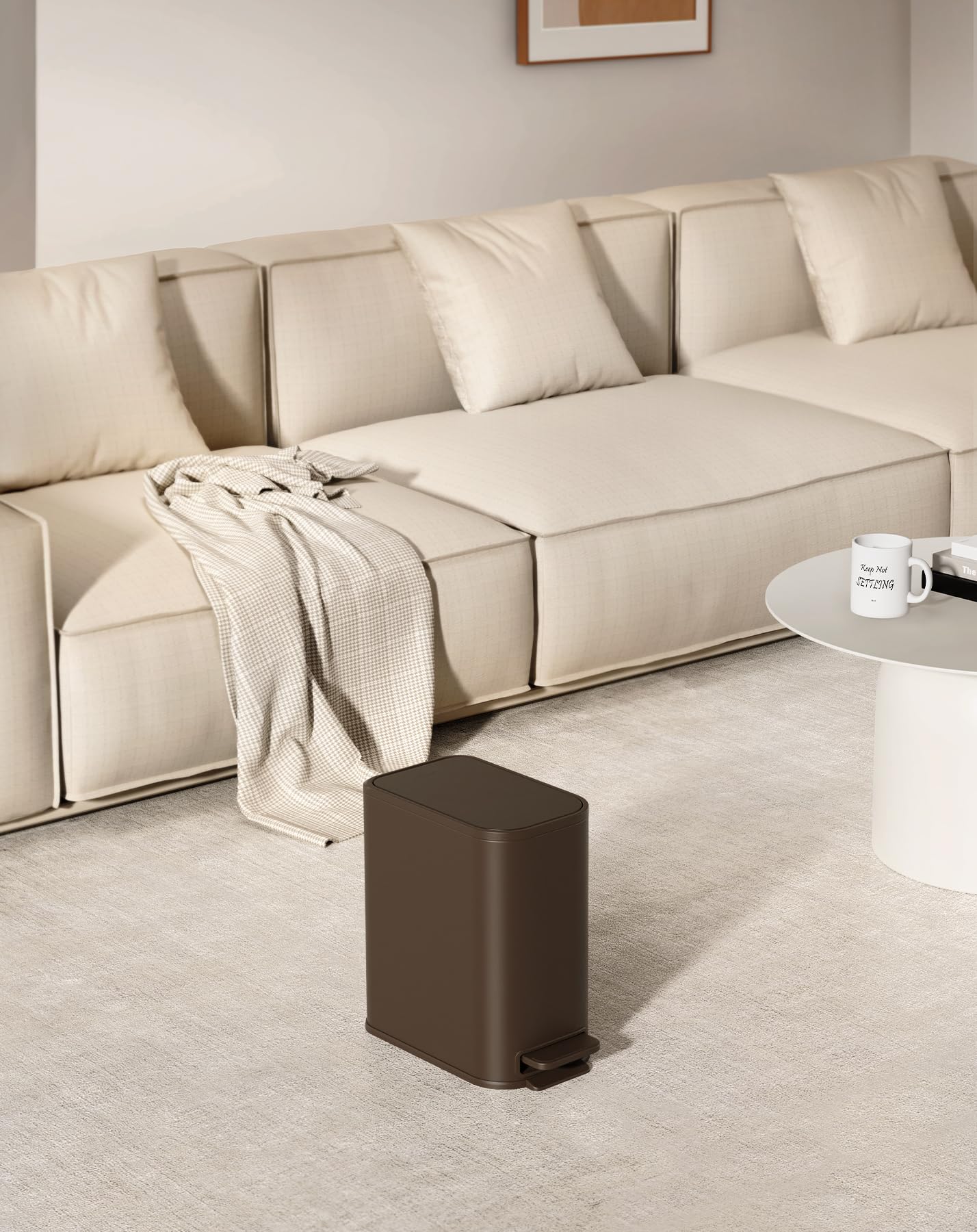 Cesun modern design trash can suitable for bathroom or bedroom