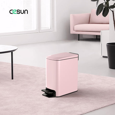 Cesun narrow-space fit trash can maximizes small bathroom layouts