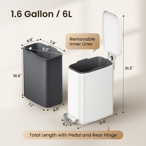 Odor-sealing design helps keep bathroom fresh