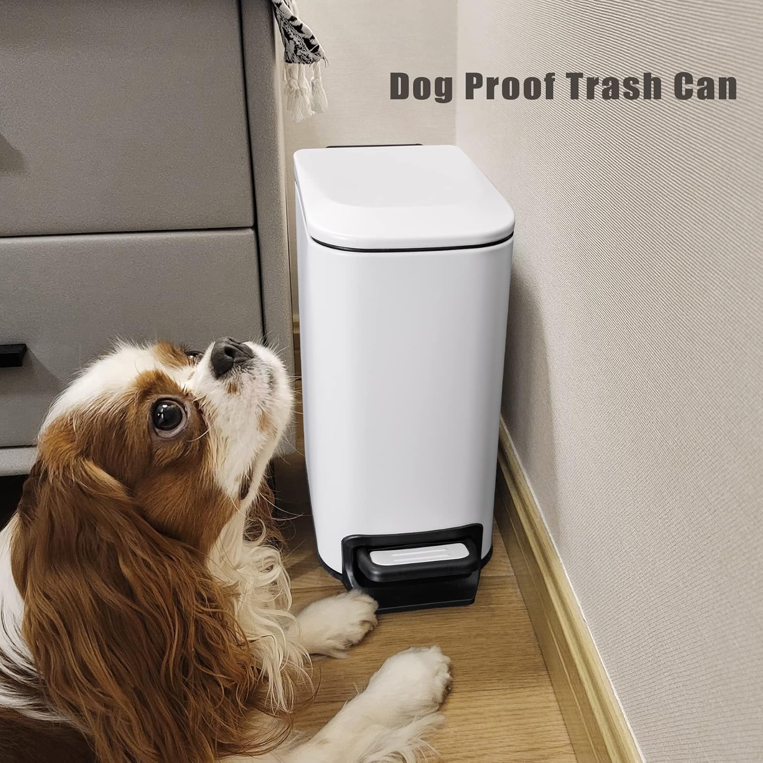 Cesun pet-proof lid seals to deter pets from trash