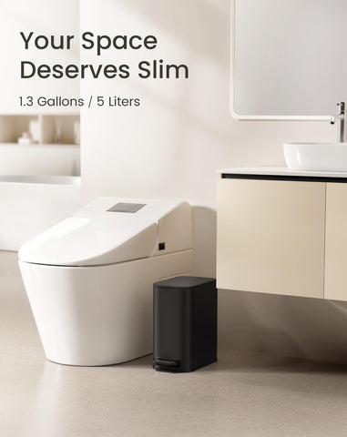 Cesun step-pedal design enables hands-free disposal in any room
