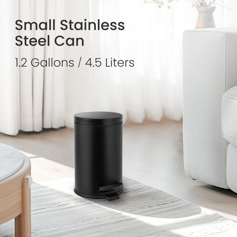 Cesun trash can with soft-close lid reduces noise during late-night use.