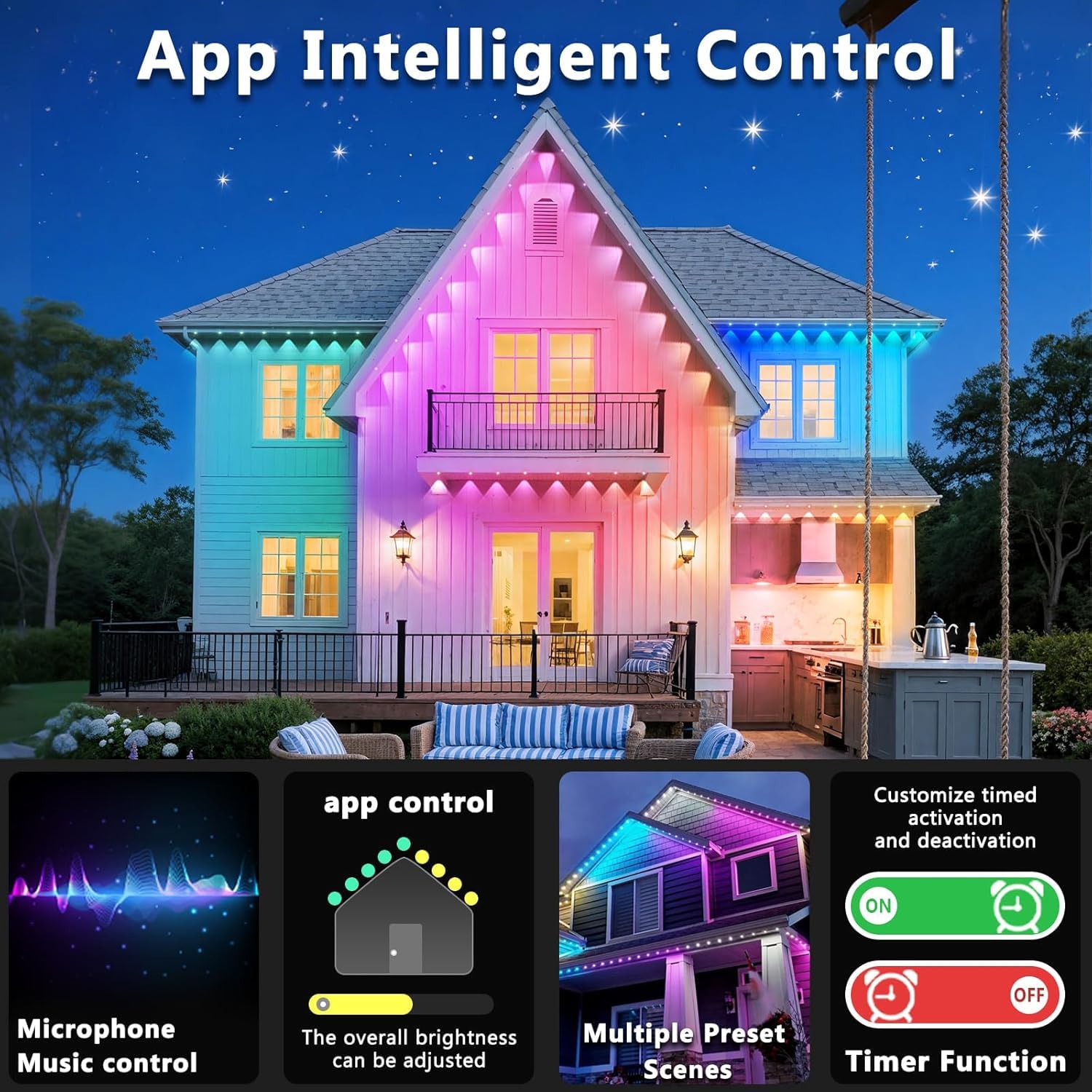 CETELUMA eave light installation accessories pictured for fast, DIY setup