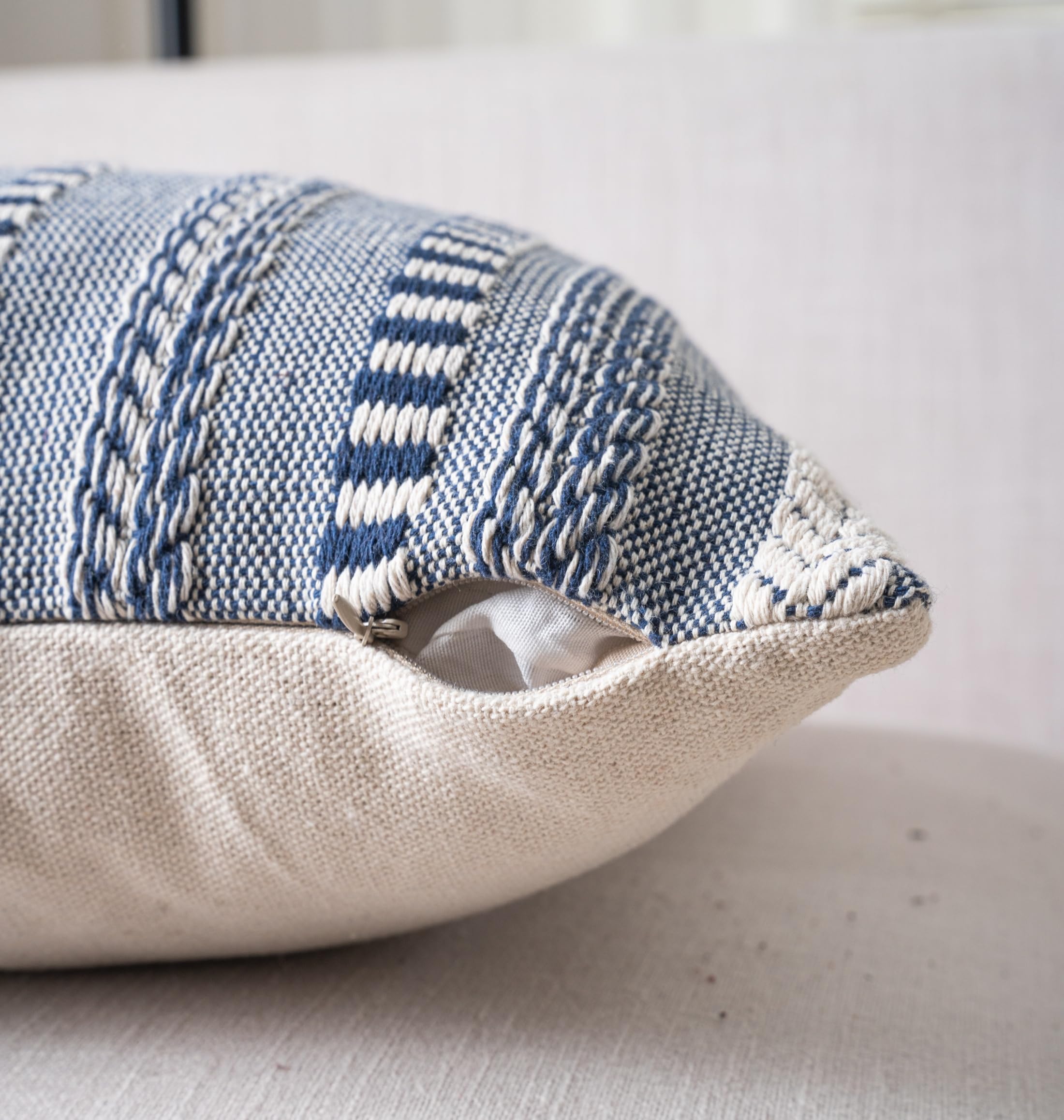 Cethom Boho pillow cover bold stripes complement various decor styles.