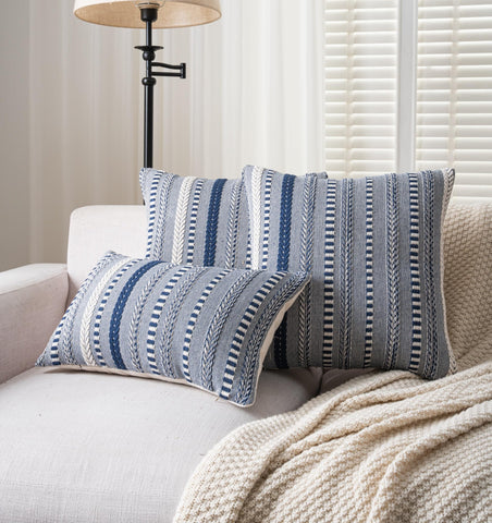 Cethom Boho pillow cover invisible zipper for seamless care.