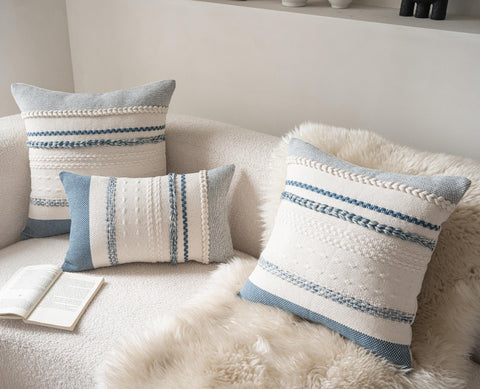 Cethom cotton-linen blend fabric closeup shows durable, breathable material.